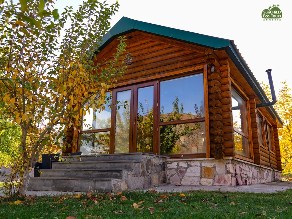 Welcome to our eco-friendly wooden house nestled in the heart of a Caucasus Wildlife Refuge (CWR) in our ECO-Center.